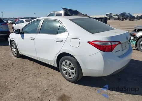 2015 Toyota Corolla L из США, поврежденный, VIN 5YFBURHE8FP230028